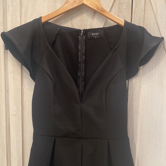 Black pleated romper - Picture 2 of 4